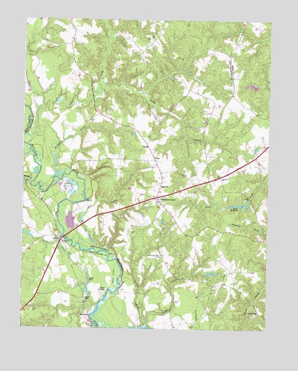 Aylett, VA USGS Topographic Map