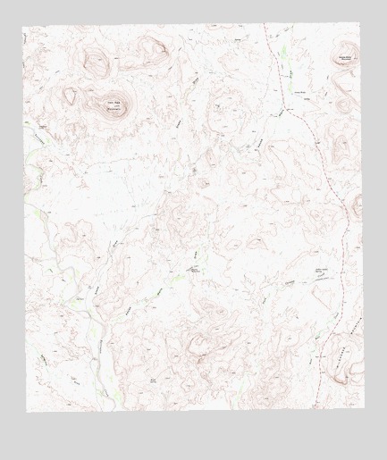 Hen Egg Mountain, TX USGS Topographic Map