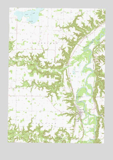 Henderson, MN USGS Topographic Map