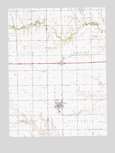 Henderson, NE USGS Topographic Map