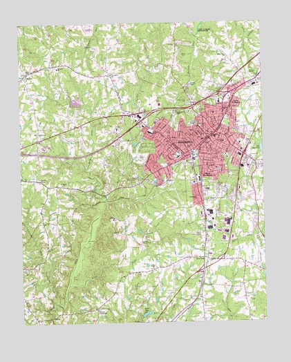 Henderson, NC USGS Topographic Map