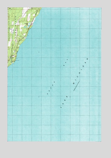Henderson Lakes, MI USGS Topographic Map