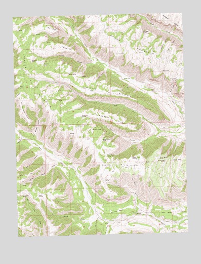 Henderson Ridge, CO USGS Topographic Map