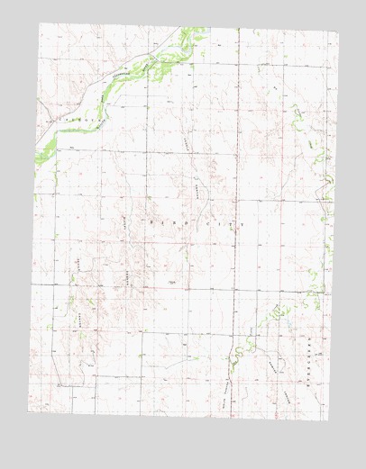 Henkle Canyon, KS USGS Topographic Map