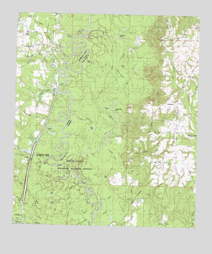 Henleyfield, MS USGS Topographic Map
