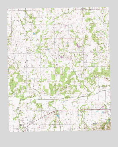 Hennepin, OK USGS Topographic Map