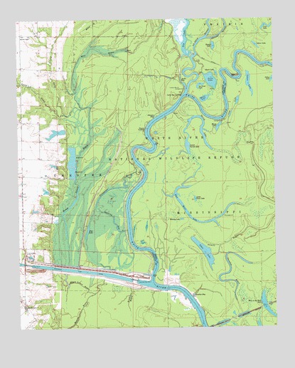 Henrico SW, AR USGS Topographic Map