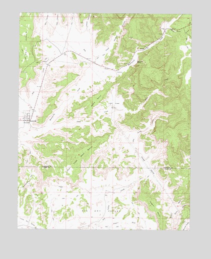 Henrieville, UT USGS Topographic Map
