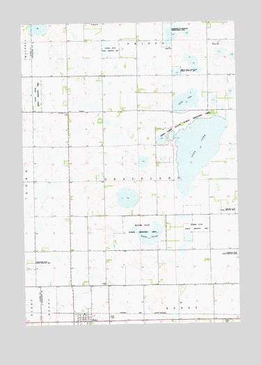 Henry, SD USGS Topographic Map