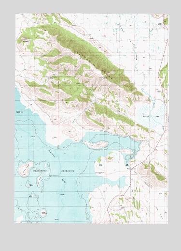Henry, ID USGS Topographic Map