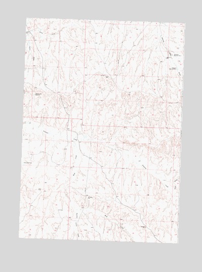 Henry Draw, WY USGS Topographic Map