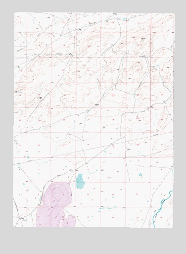 Ayres Spring, WY USGS Topographic Map
