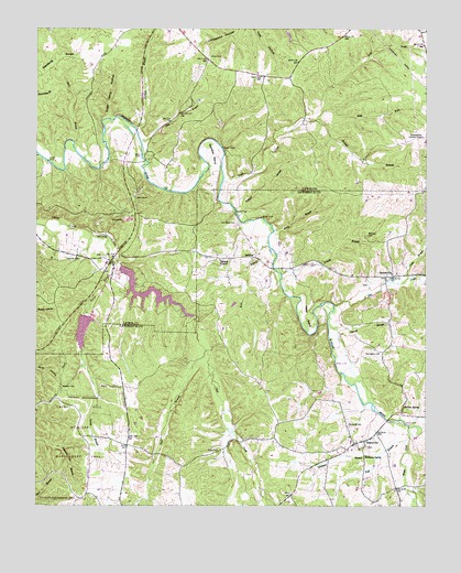 Henryville, TN USGS Topographic Map