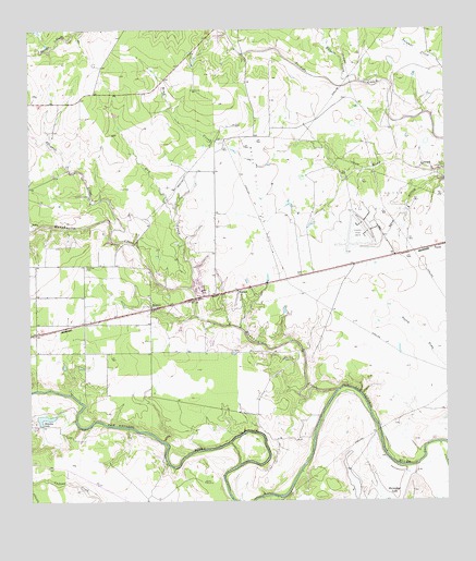Hensley Lake, TX USGS Topographic Map