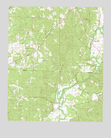 Henson Springs, AL USGS Topographic Map