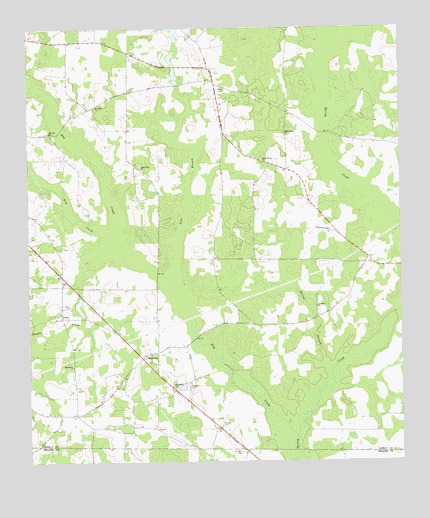 Hentown, GA USGS Topographic Map