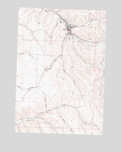 Heppner, OR USGS Topographic Map