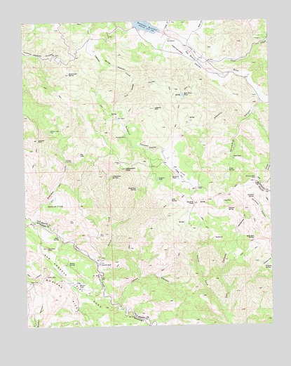 Hepsedam Peak, CA USGS Topographic Map