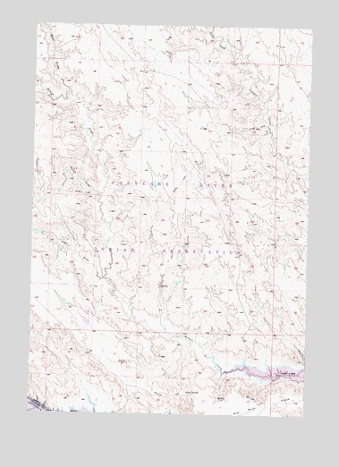 Herbert Creek SE, SD USGS Topographic Map