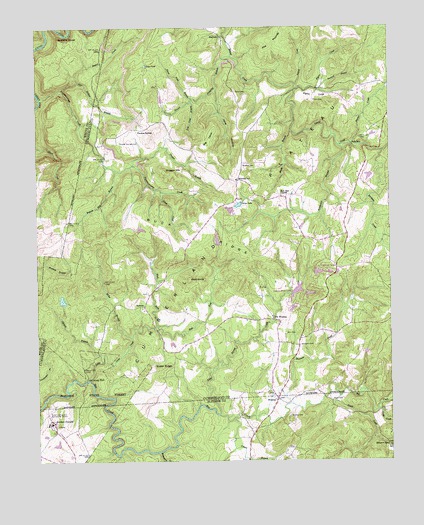 Herbert Domain, TN USGS Topographic Map