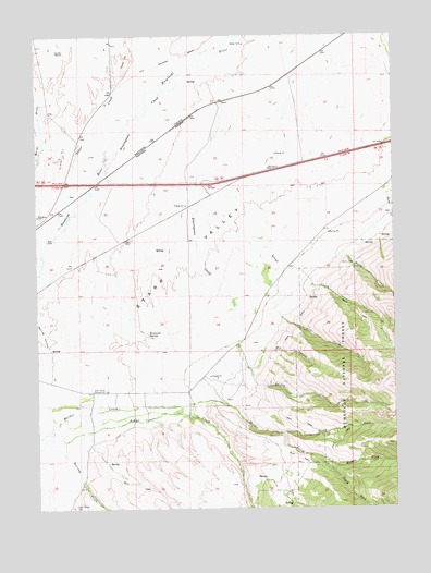 Herder Creek, NV USGS Topographic Map