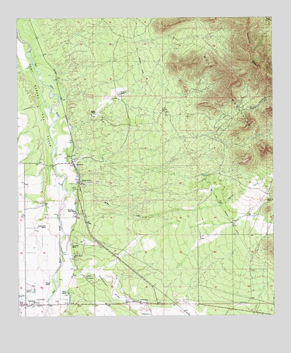 Hereford, AZ USGS Topographic Map