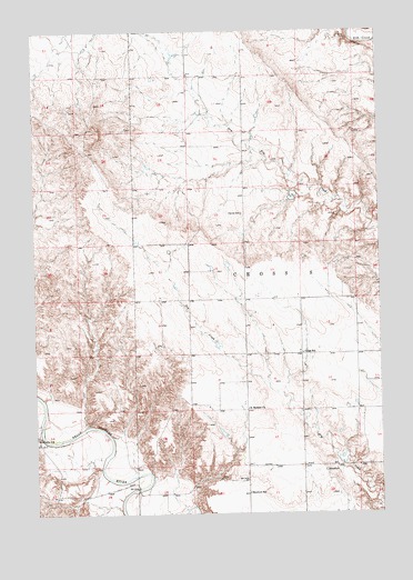 Hereford, SD USGS Topographic Map