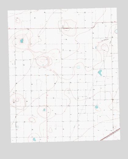 Hereford NE, TX USGS Topographic Map