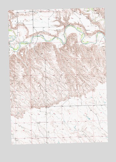 Hereford SE, SD USGS Topographic Map