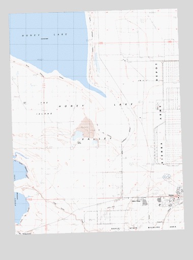 Herlong, CA USGS Topographic Map