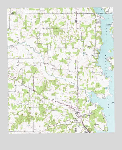 Azle, TX USGS Topographic Map