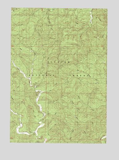 Herman Creek, OR USGS Topographic Map