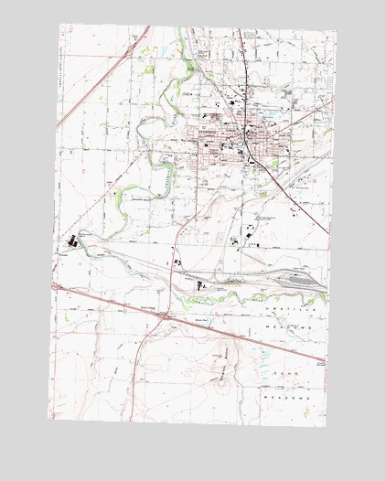 Hermiston, OR USGS Topographic Map