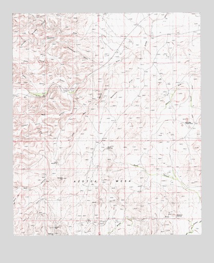 Azotea Peak, NM USGS Topographic Map