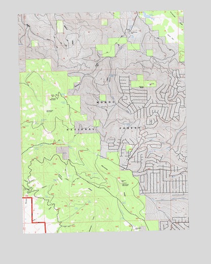 Hermit Butte, CA USGS Topographic Map