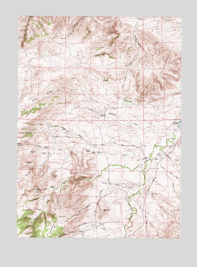 Hermit Rock, WY USGS Topographic Map