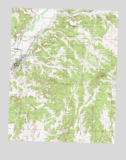 Aztec, NM USGS Topographic Map