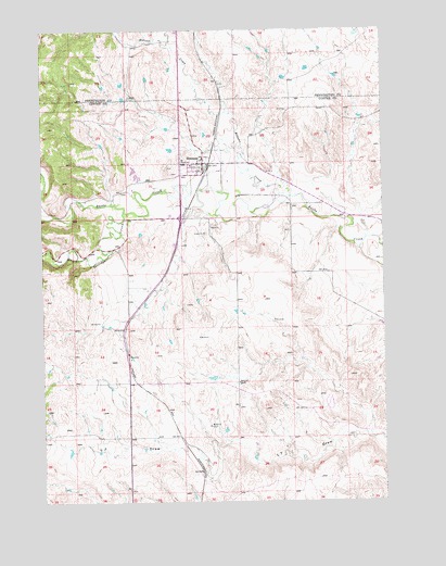Hermosa, SD USGS Topographic Map