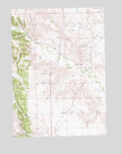Hermosa NW, SD USGS Topographic Map