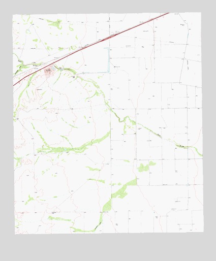 Hermosa SW, TX USGS Topographic Map