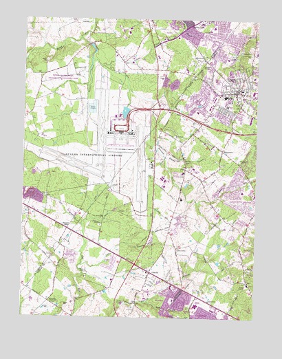 Herndon, VA USGS Topographic Map