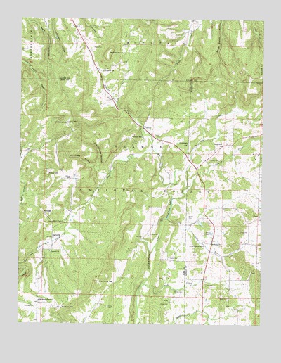 Herod, IL USGS Topographic Map
