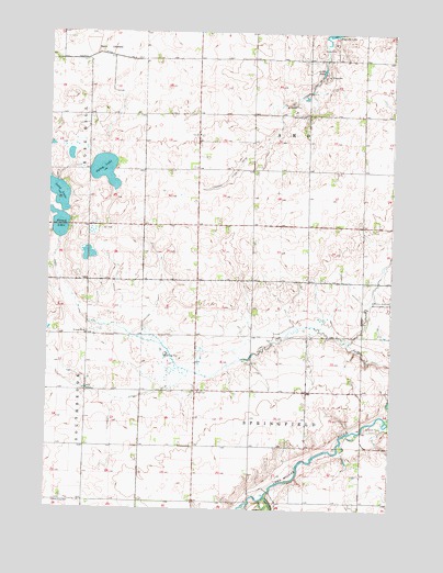 Heron Lake NE, MN USGS Topographic Map