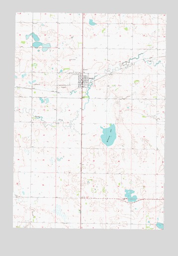 Herreid, SD USGS Topographic Map