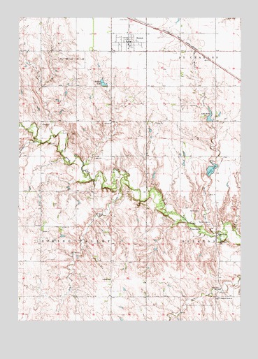 Herrick, SD USGS Topographic Map