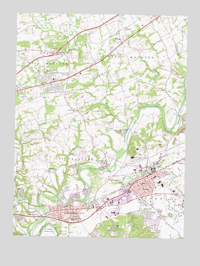 Hershey, PA USGS Topographic Map