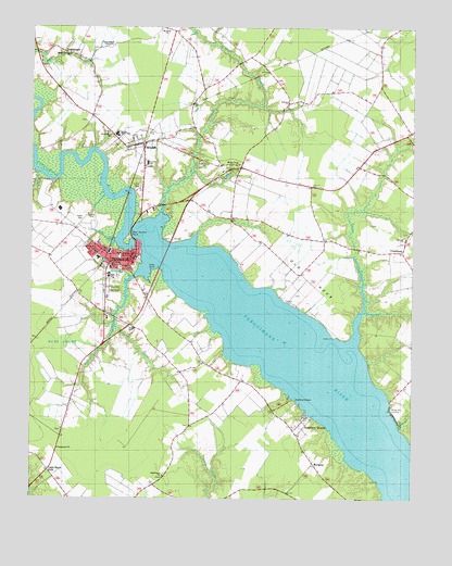 Hertford, NC USGS Topographic Map
