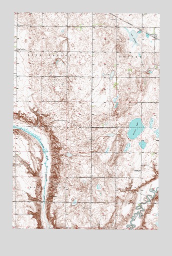 Hesper, ND USGS Topographic Map