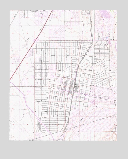 Hesperia, CA USGS Topographic Map