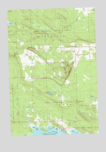 Hessel, MI USGS Topographic Map